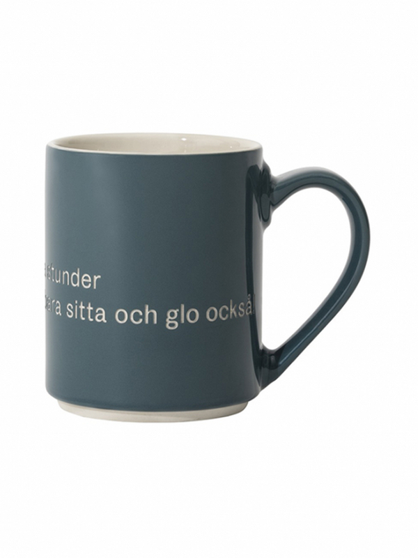 Mugg Och så ska man ju ha... Djupblå