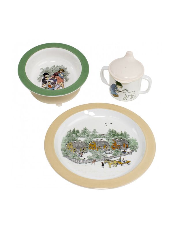 Kid’s Dishes Children of Noisy Village 3 pcs