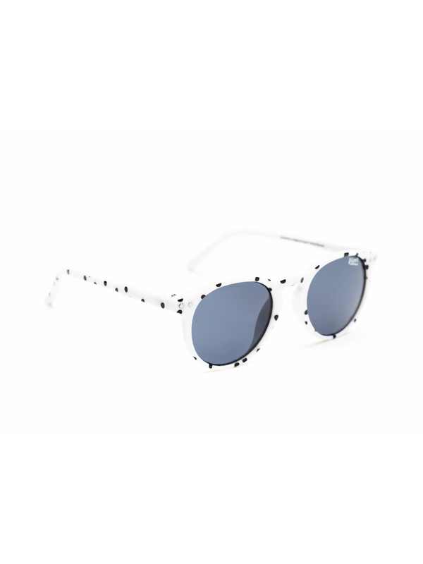 Sunglasses Round - White/Black