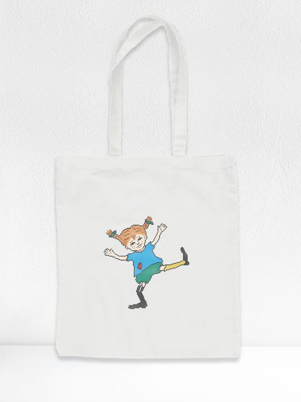 Stickerei-Set – Tragetasche Pippi Langstrumpf