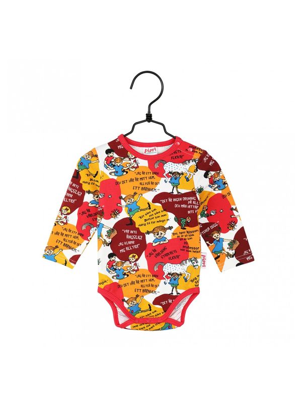 Romper suit Pippi Longstocking - Red