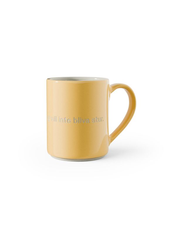 Mugg Fina lilla krumelur... Gul
