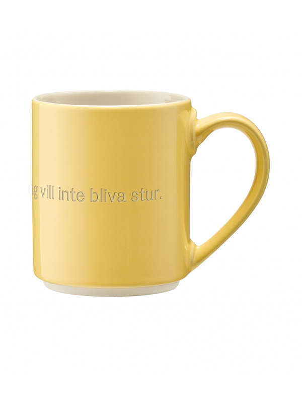 Mug “Fina lilla krumelur...” Yellow