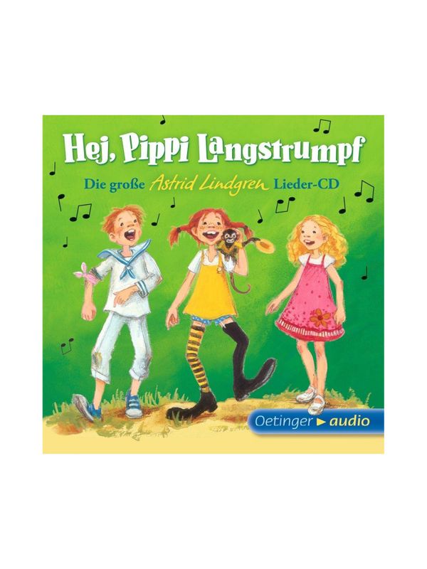 Hej Pippi Langstrumpf CD - Tyska