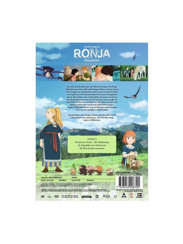 DVD Ronja Rövardotter Volym 5 av 6