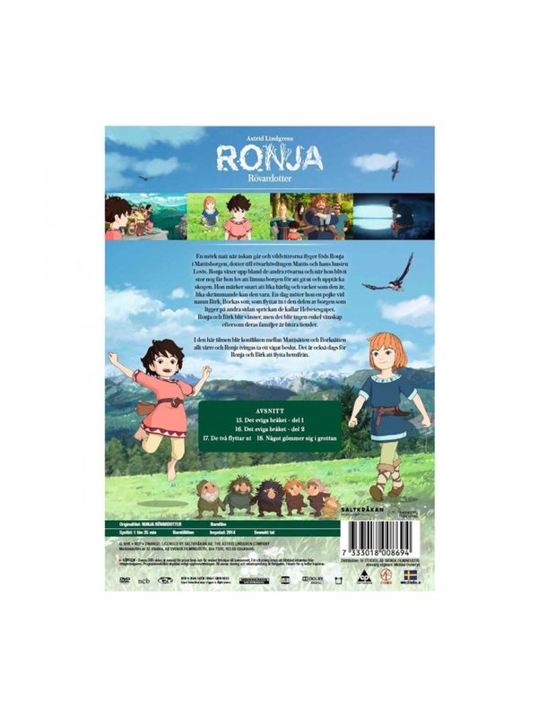 DVD Ronja Rövardotter Volym 4 av 6