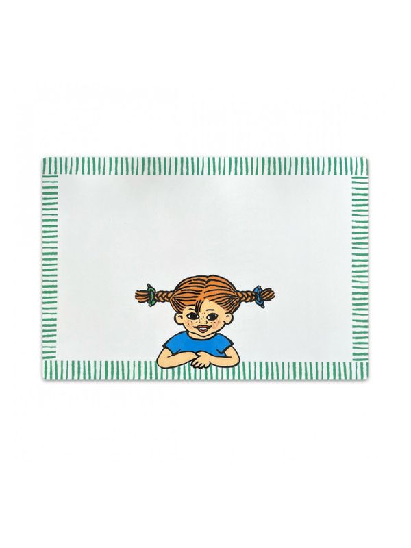 Table mat Pippi White/Green