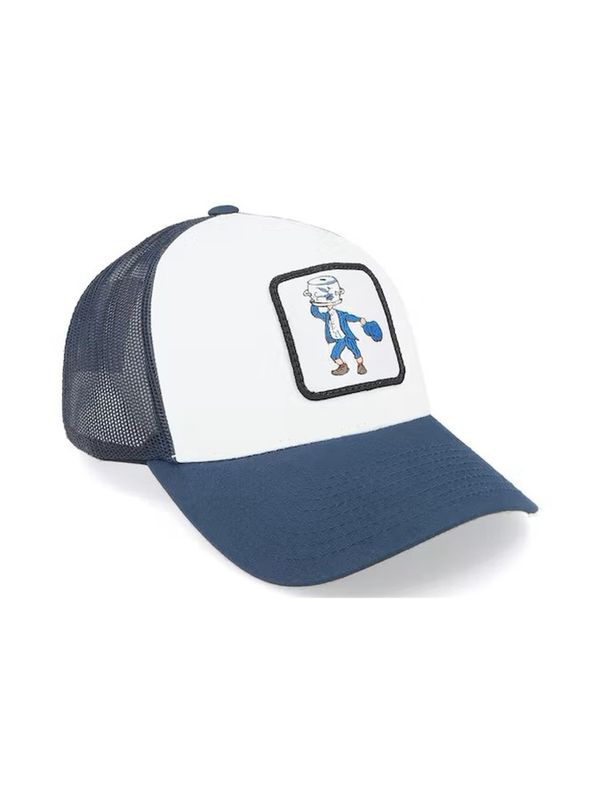 Cap Emil Soup Bowl Adult - White/Blue Trucker