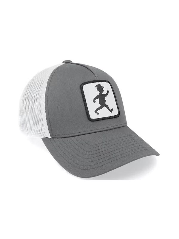 Cap Michel-Silhouette - Grau/Weiß, Trucker