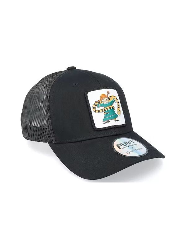 Kinder Cap „Pippi und die Schlange“ -  Schwarz, Trucker