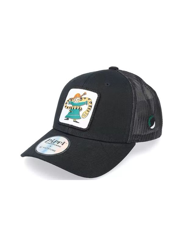 Kids’ Cap Pippi Snake - Black Trucker