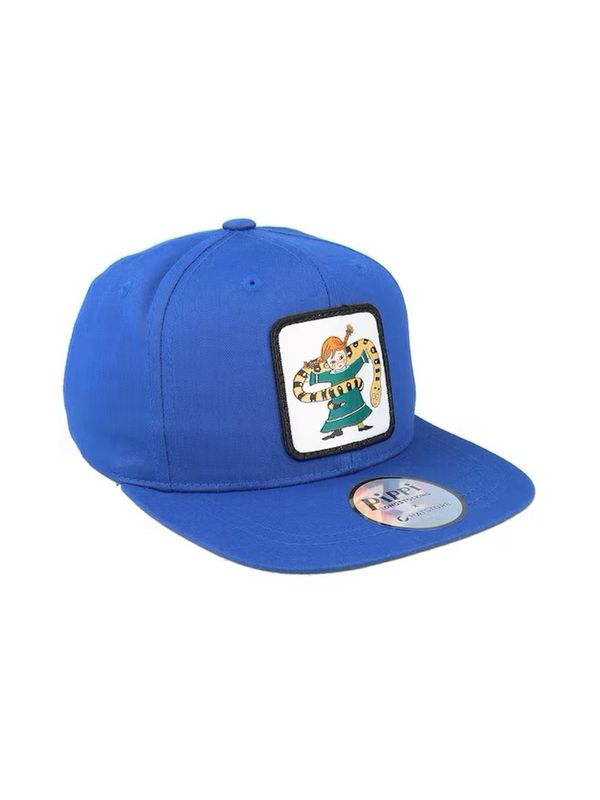 Kinder Cap „Pippi und die Schlange“ -  Blau, Snapback