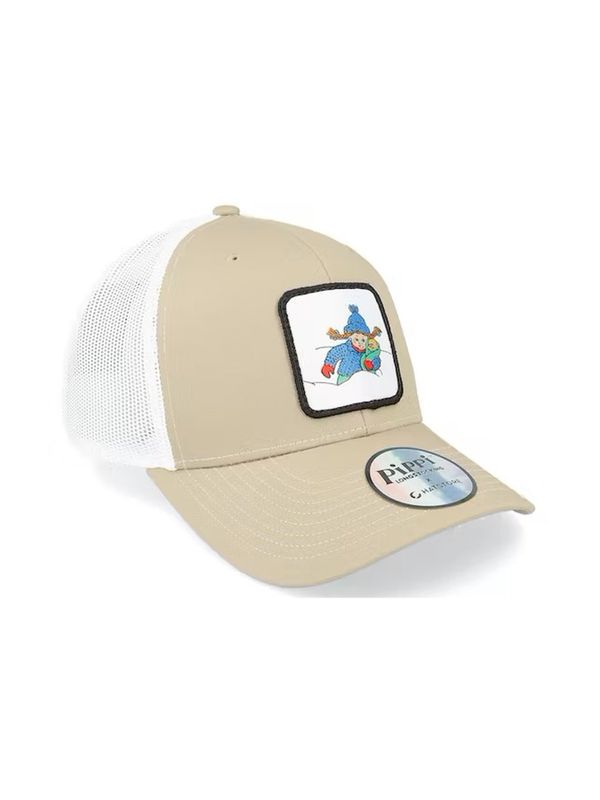 Cap Pippi Longstocking - Beige/White Trucker