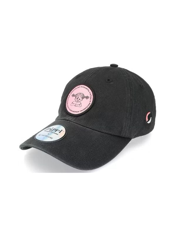 Cap Pippilotta - Black/pink Dad Cap One Size