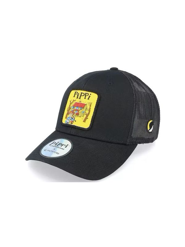 Cap Pippi Longstocking - Black/Yellow Trucker