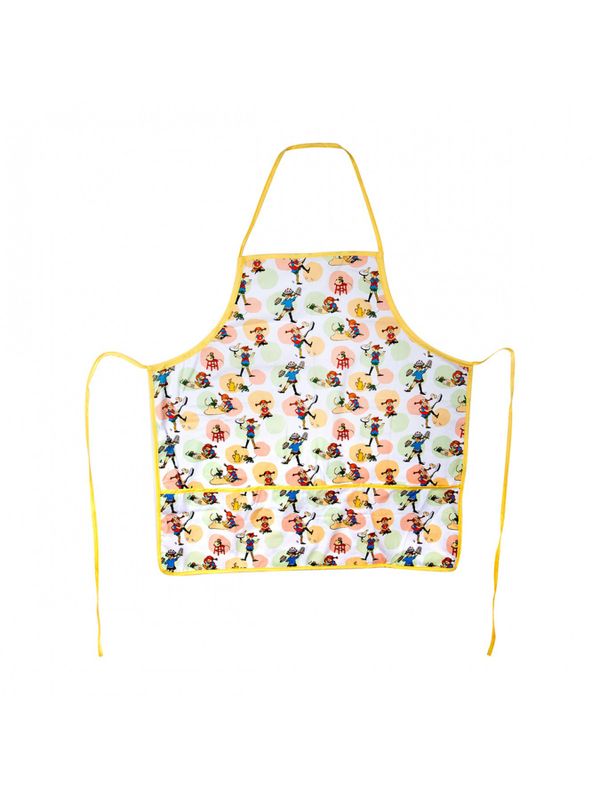 Schürze Pippi Langstrumpf Erwachsene - Pastellfarben