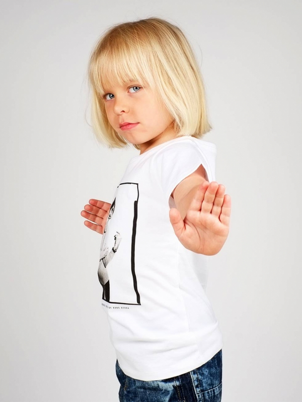 T-shirt med Astrid Lindgren - Vit