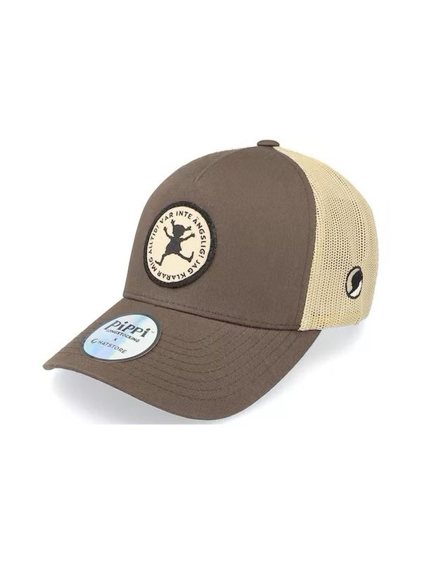 Cap Pippi-Silhouette -  Braun-Beige, Trucker