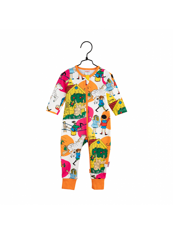 Pyjamas Pippi Longstocking - White