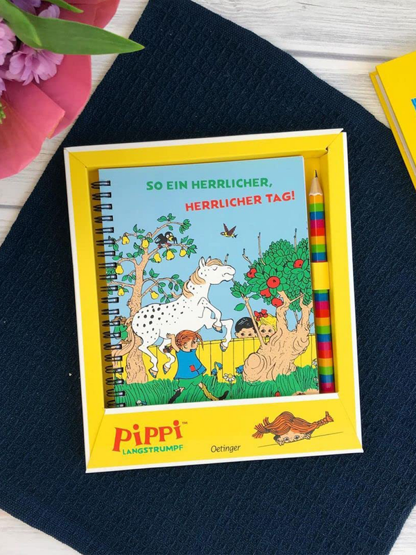 Ringbuch und Stift Pippi - Deutsch