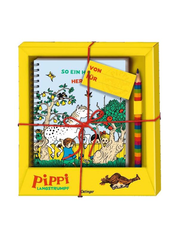 Ringbuch und Stift Pippi - Deutsch