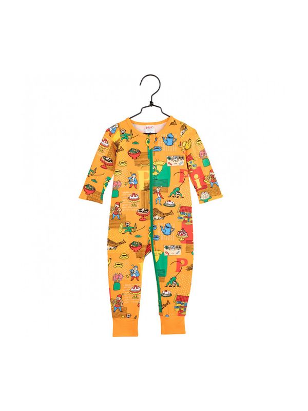 Schlafanzug Pippi Langstrumpf -  Orange
