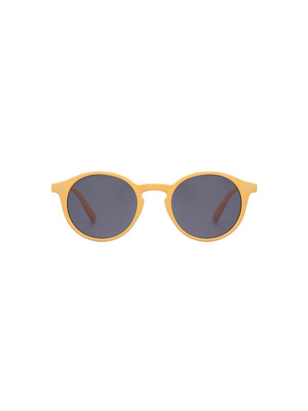 Sonnenbrille - Rund, Gelb
