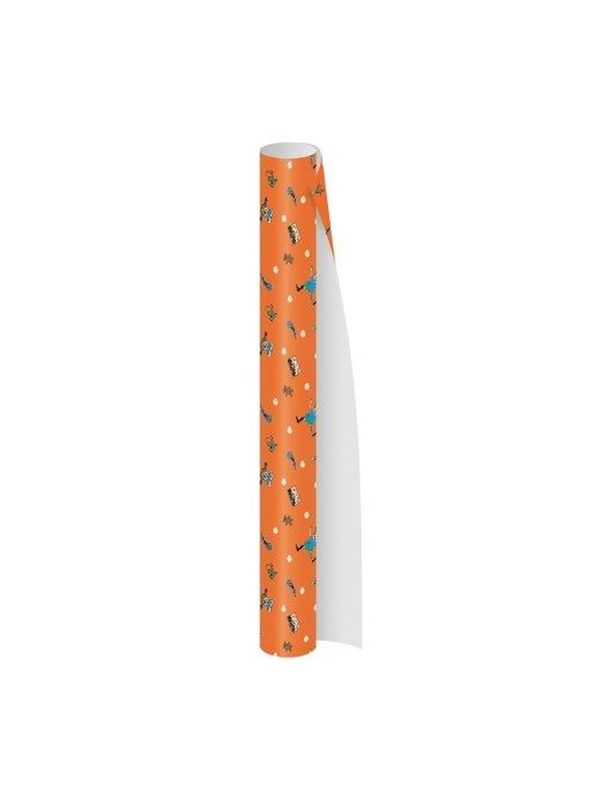 Geschenkpapier Pippi Langstrumpf Orange