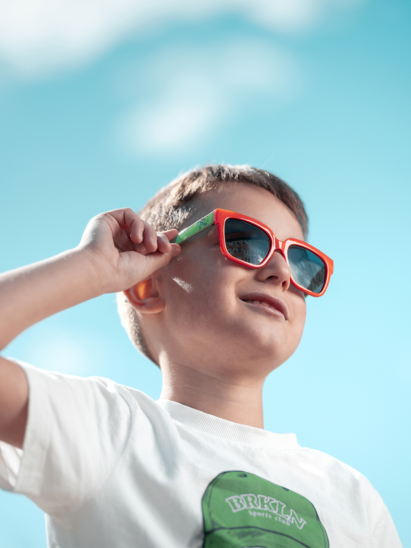 Sonnenbrille Pippi Langstrumpf - Rot/Grün