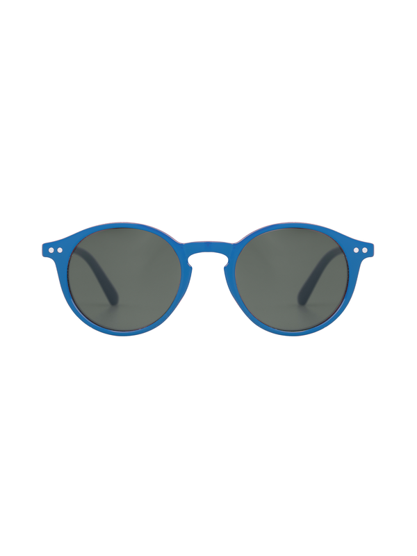 Sonnenbrille - Rund, Blau