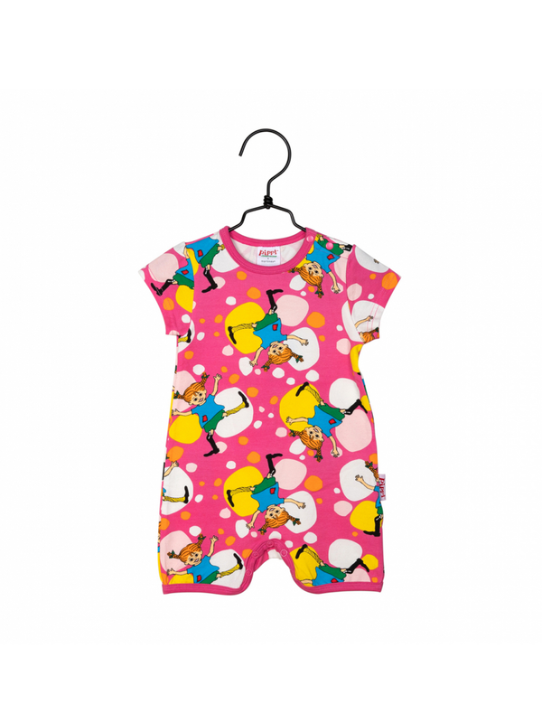 Playsuit Pippi Longstocking - Cerise