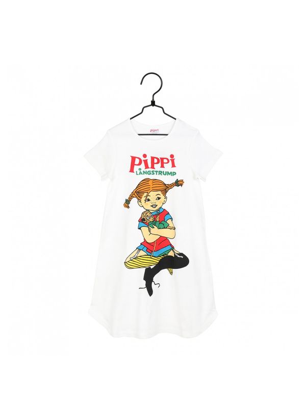 Nightdress Pippi Longstocking - White