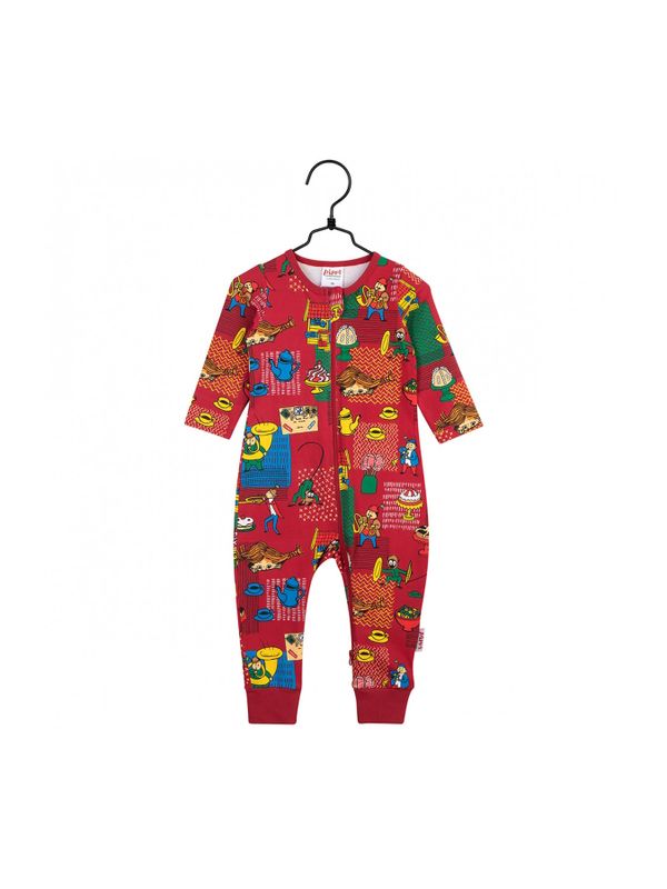 Pyjamas Pippi Longstocking - Dark Red