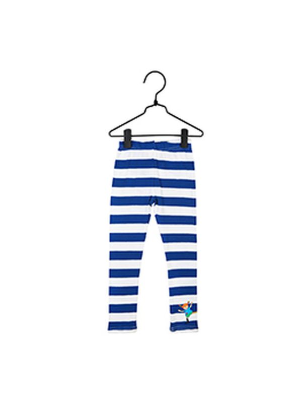 Leggings Pippi Longstocking blue/white