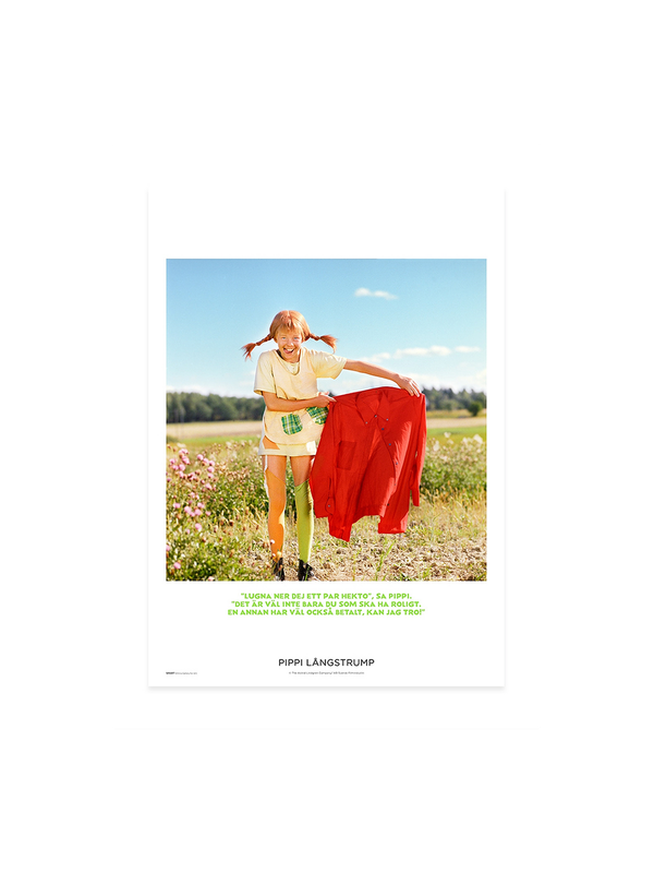 Poster Pippi Longstocking - Lugna ner dig