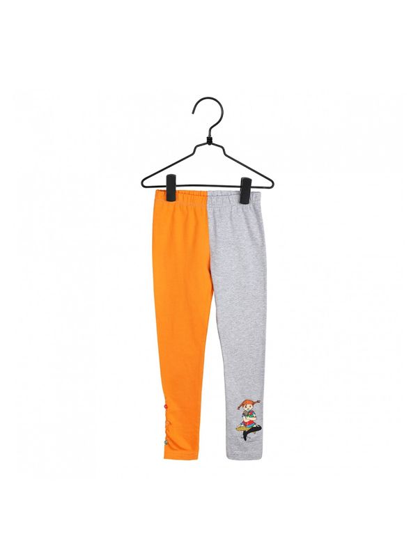 Leggings Pippi Longstocking - Grey/orange