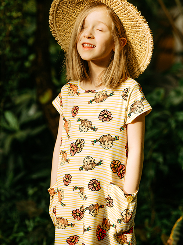 Dress Pippi Longstocking - Striped