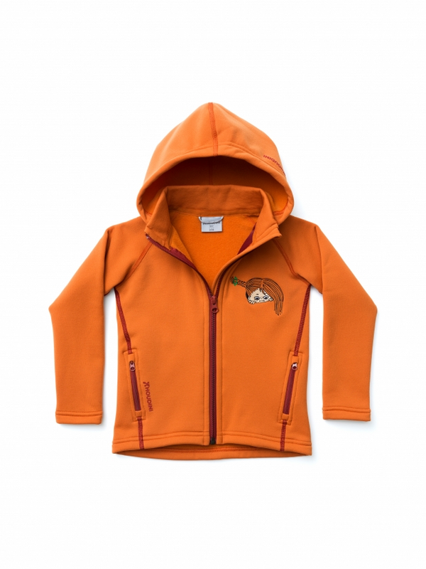 Fleece jacket Pippi Longstocking - Orange