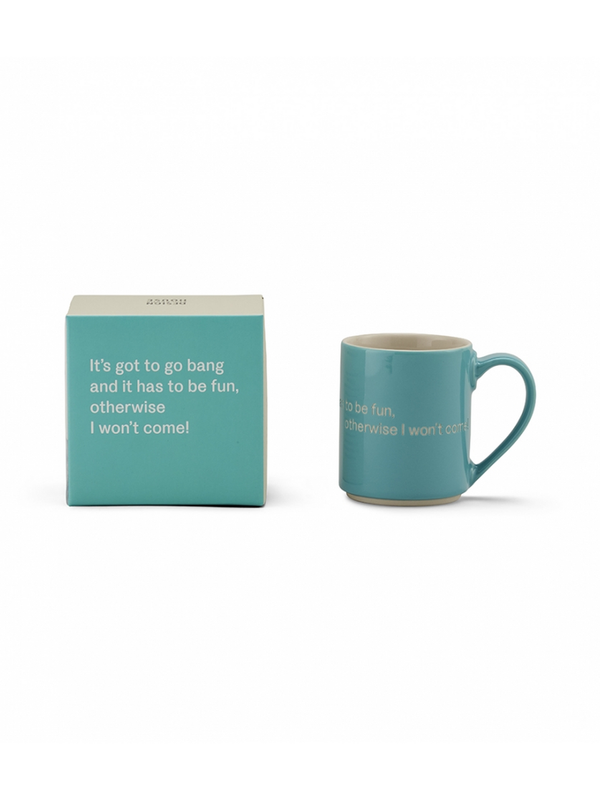 Mug - It's got to go bang (Turquoise)