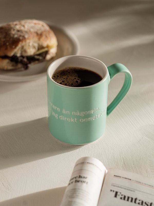 Mugg - Jag är fräknigare och vackrare än någonsin (Grön)