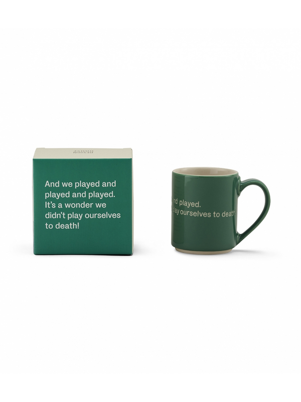 Mug - And we played and played and played (Green)