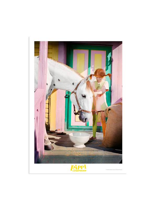 Poster Pippi Longstocking - On the veranda