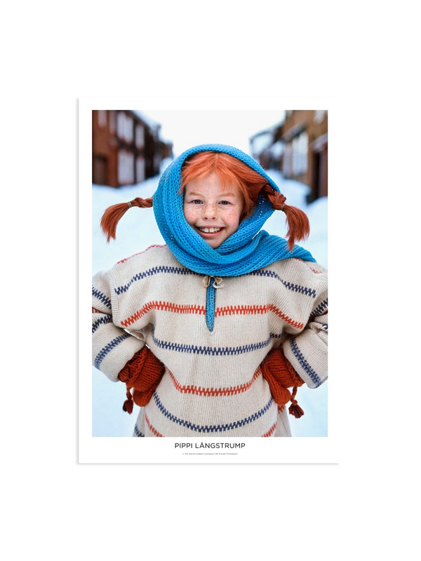 Poster Pippi mag den Winter - 30x40cm