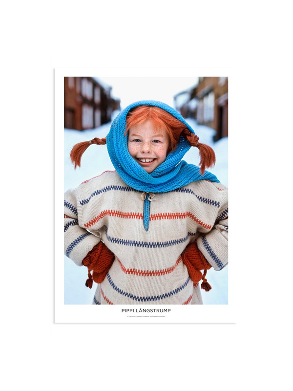 Poster Pippi Longstocking Winter - 30x40 cm