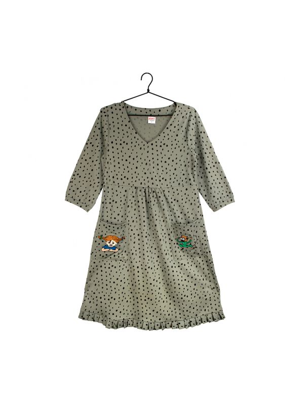 Maxi Dress Pippi Longstocking - Green