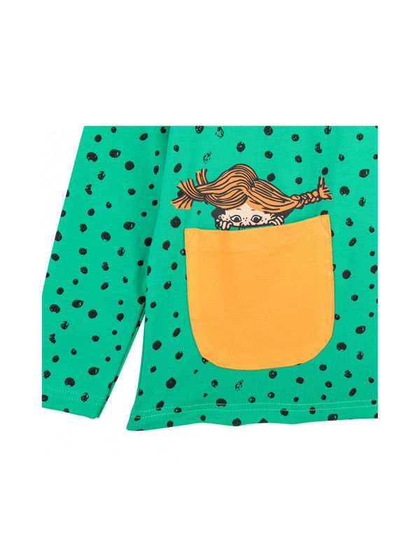 Sweatshirt Pippi Longstocking - Green