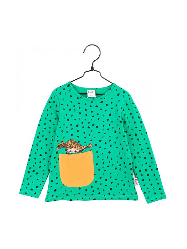 Sweatshirt Pippi Longstocking - Green