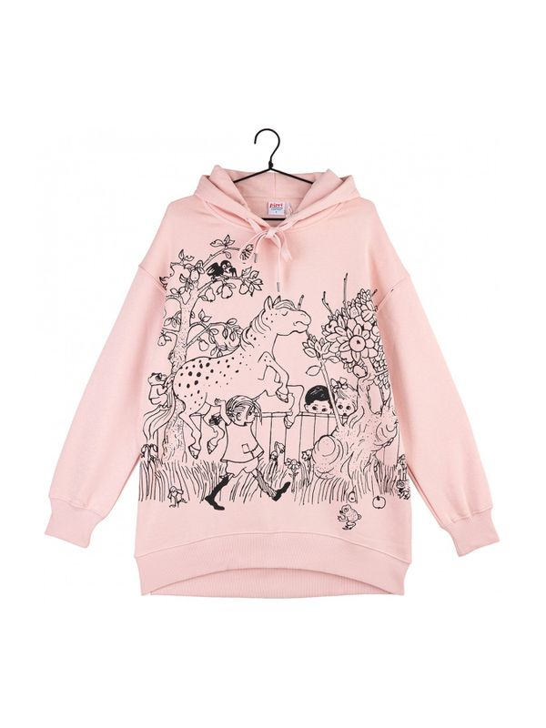 Hoodie Pippi Longstocking - Pink