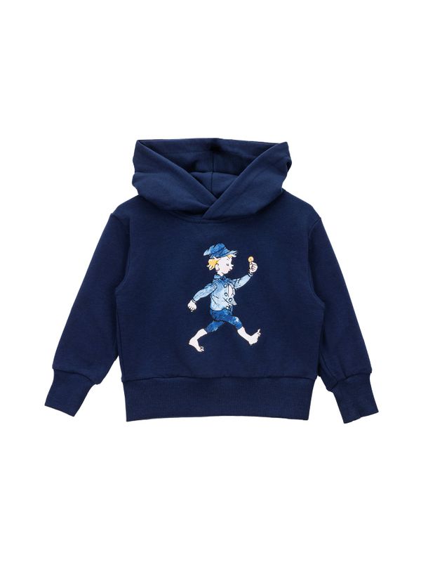 Hoodie blue - Emil and the coin
