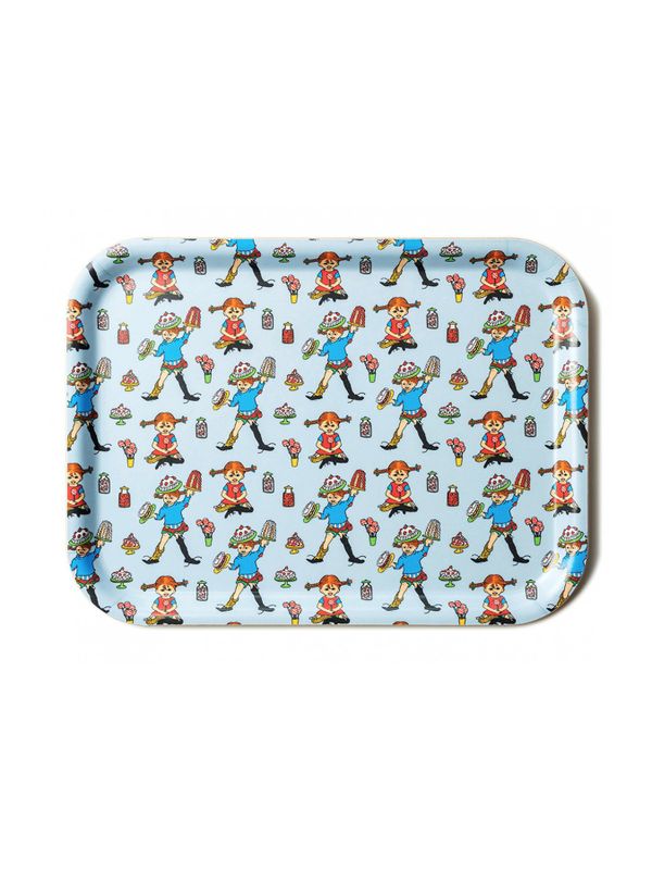 Tray Pippi Longstocking blue 27 x 20 cm